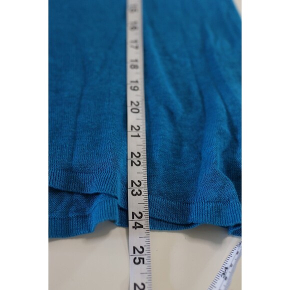 Eileen Fisher Top Sweater Women Size S Royal Blue 100% Organic Linen Round Neck - Picture 3 of 9